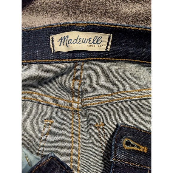 Madewell High Rise Skinny Jeans Dark Wash Denim Classic Style Size 26 - Picture 5 of 10
